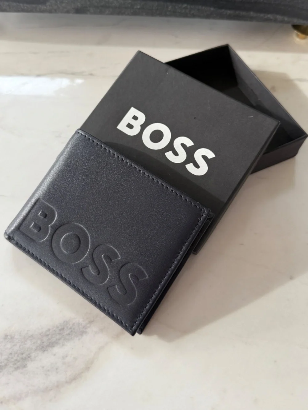 New Hugo Boss Laslo Leather Bifold Wallet